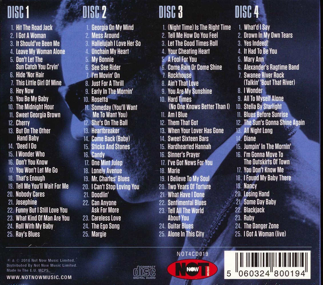 Ray Charles - 100 Hits (100 tracks) (4xCD) (deluxe 4-fold digipak)