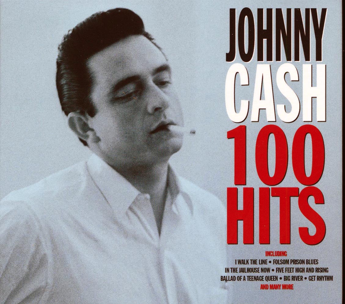 Johnny Cash - 100 Hits (100 tracks) (4xCD) (deluxe 4-fold digipak)
