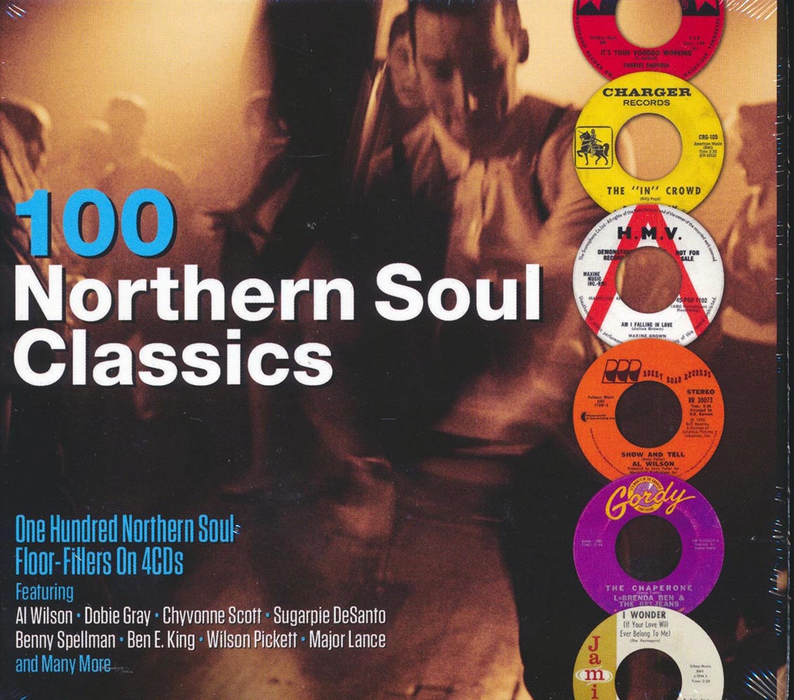 Etta James, Wilson Pickett, Sam Cooke, Ben E King, Al Wilson, Etc. - 100 Northern Soul Classics (100 tracks) (4xCD) (deluxe 4-fold digipak)