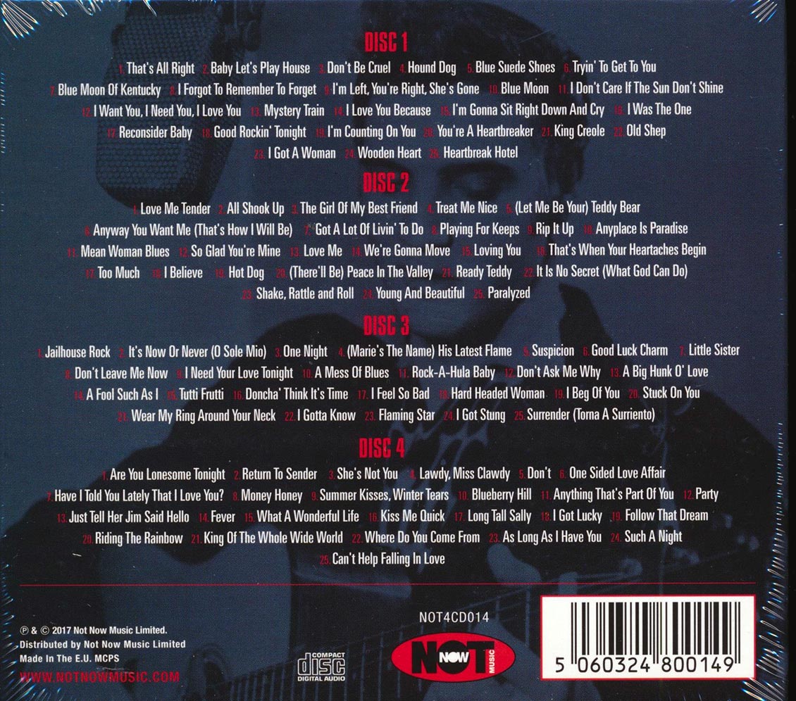 Elvis Presley - 100 Hits (100 tracks) (4xCD) (deluxe 4-fold digipak)