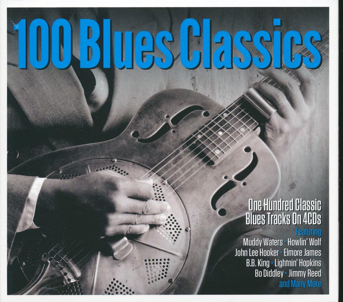 BB King, Muddy Waters, John Lee Hooker, Elmore James, Etc. - 100 Blues Classics (100 tracks) (4xCD) (deluxe 4-fold digipak)