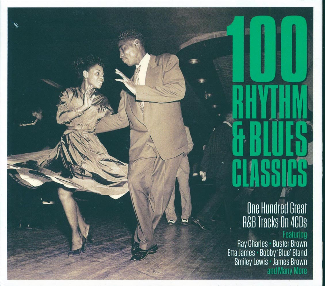 Ray Charles, Etta James, James Brown, Fats Domino, Etc. - 100 Rhythm & Blues Classics (100 tracks) (4xCD) (deluxe 4-fold digipak)