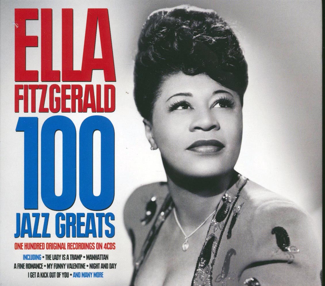 Ella Fitzgerald - 100 Jazz Greats (100 tracks) (4xCD) (deluxe 4-fold digipak)