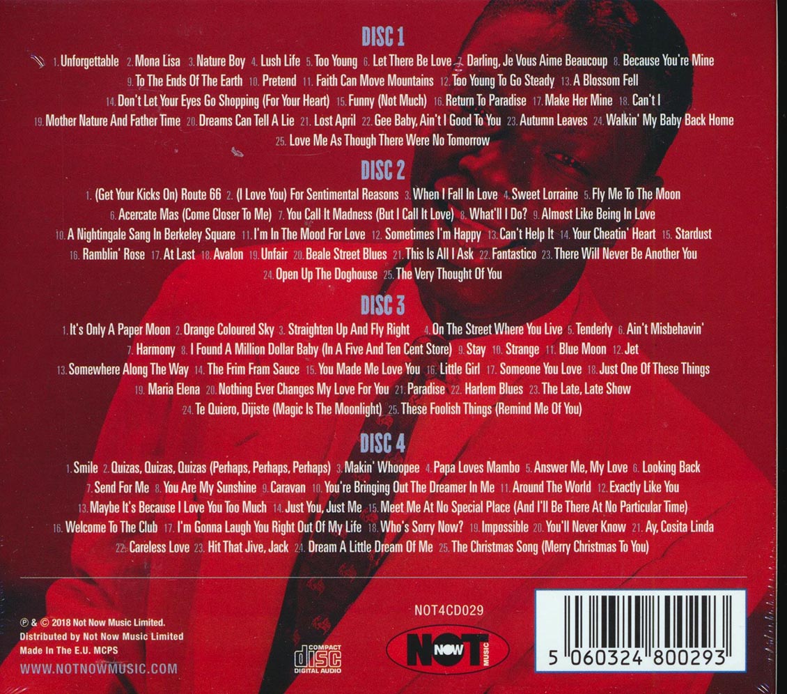 Nat King Cole - 100 Hits (100 tracks) (4xCD) (deluxe 4-fold digipak)