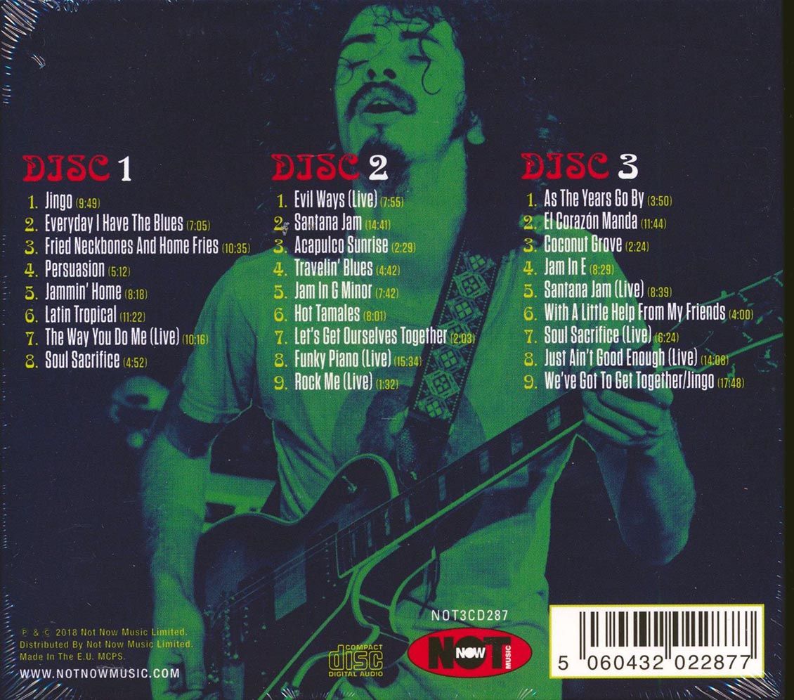 Santana - Evil Ways (26 tracks) (3xCD) (deluxe 3-fold digipak)