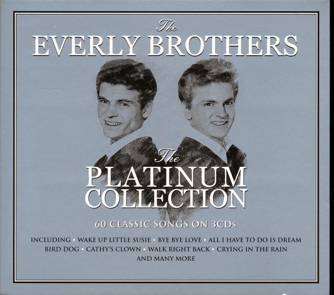 The Everly Brothers - The Platinum Collection (60 tracks) (3xCD) (deluxe 3-fold digipak)