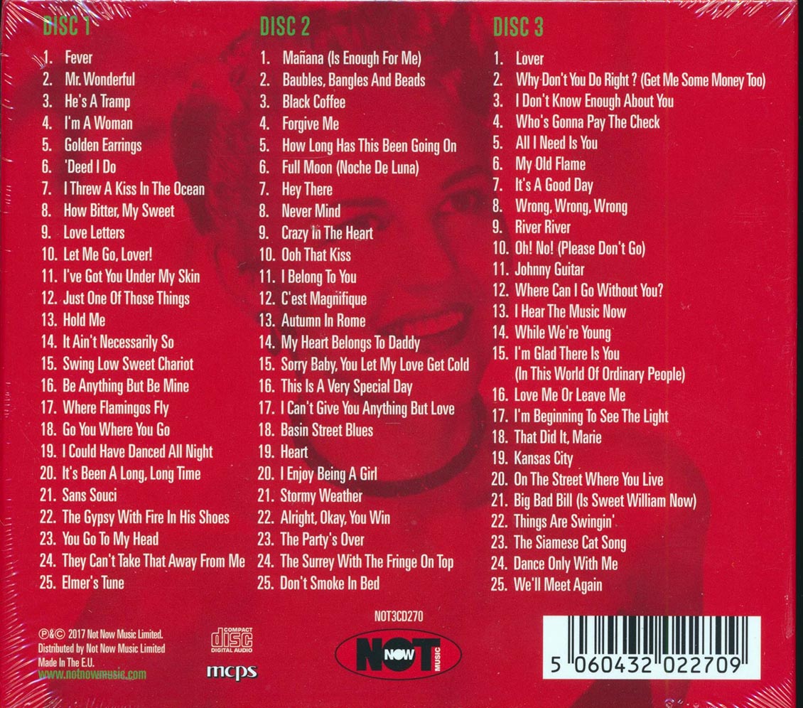 Peggy Lee - Greatest Hits (75 tracks) (3xCD) (deluxe 3-fold digipak)