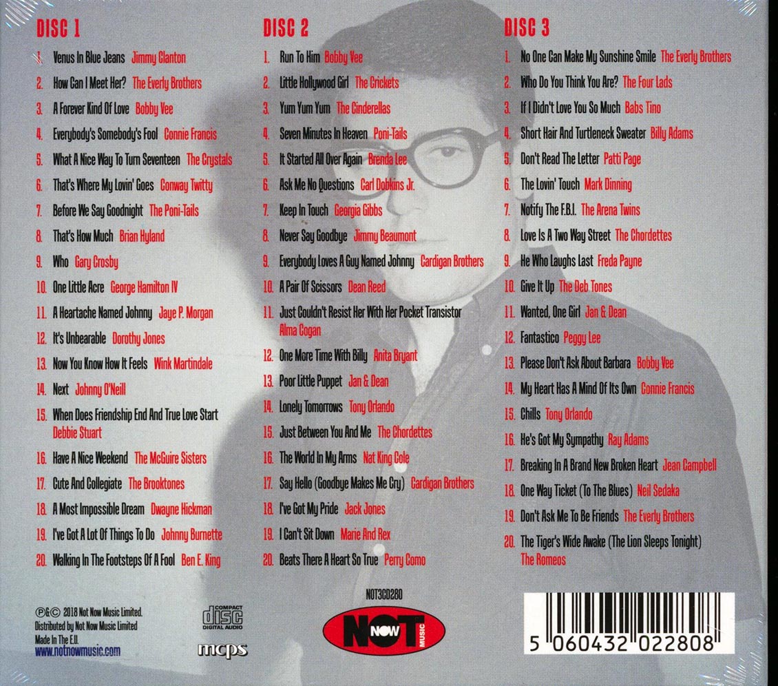Jan & Dean, Neal Sedaka, Everly Brothers, Etc. - The Jack Keller Songbook (60 tracks) (3xCD) (deluxe 3-fold digipak)