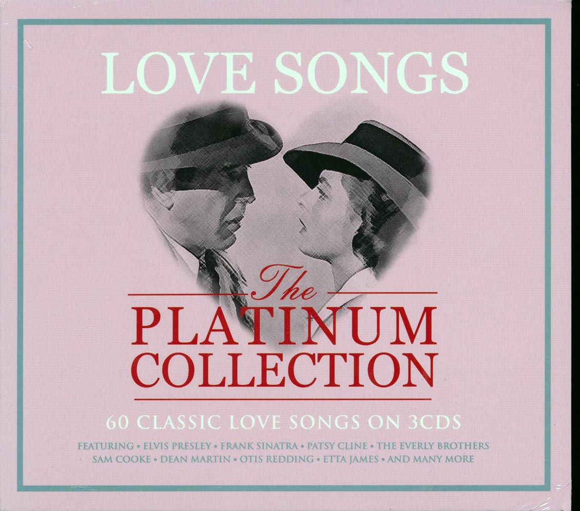 Elvis Presley, Frank Sinatra, Sam Cooke, Etta James, Etc. - Love Songs The Platinum Collection (60 tracks) (3xCD) (deluxe 3-fold digipak)