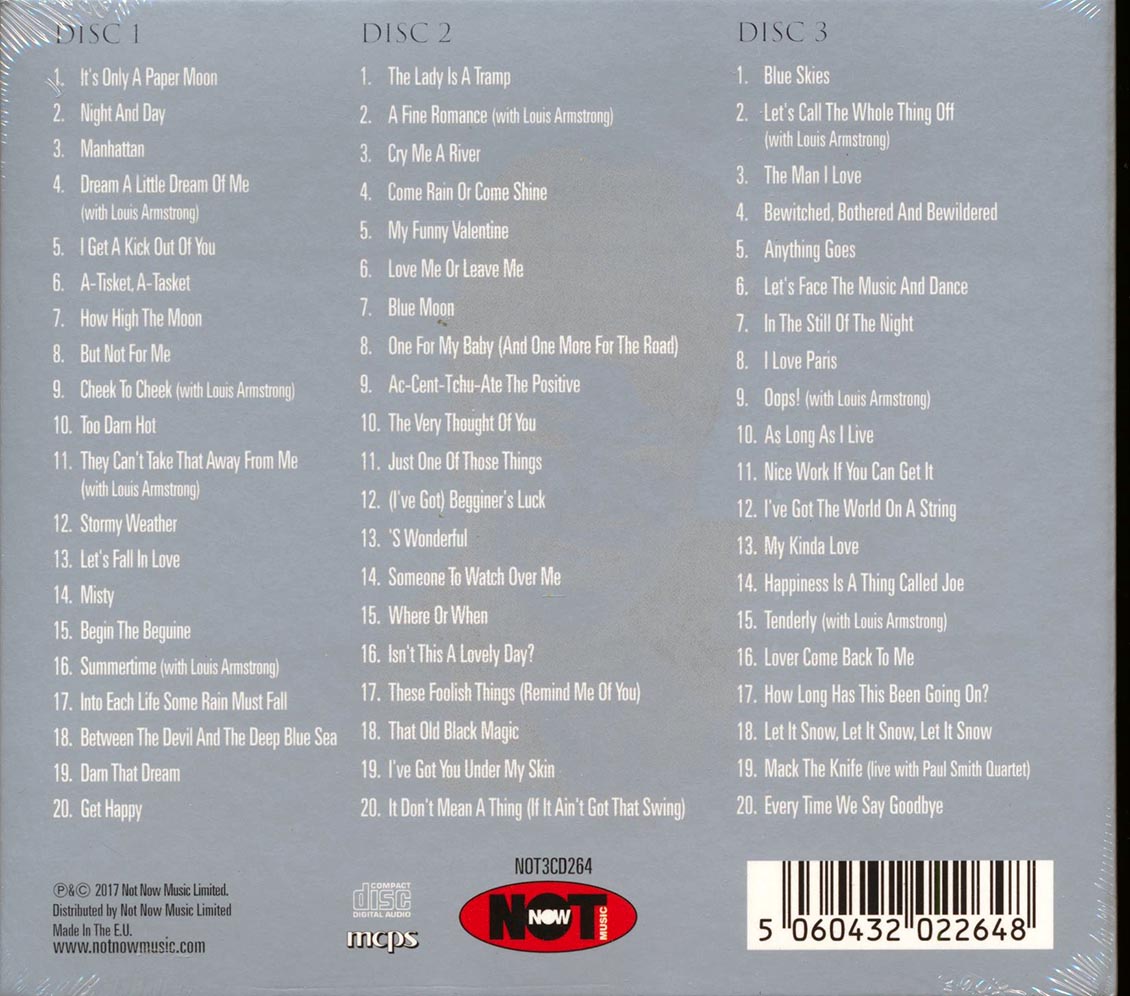Ella Fitzgerald - The Platinum Collection (60 tracks) (3xCD) (deluxe 3-fold digipak)