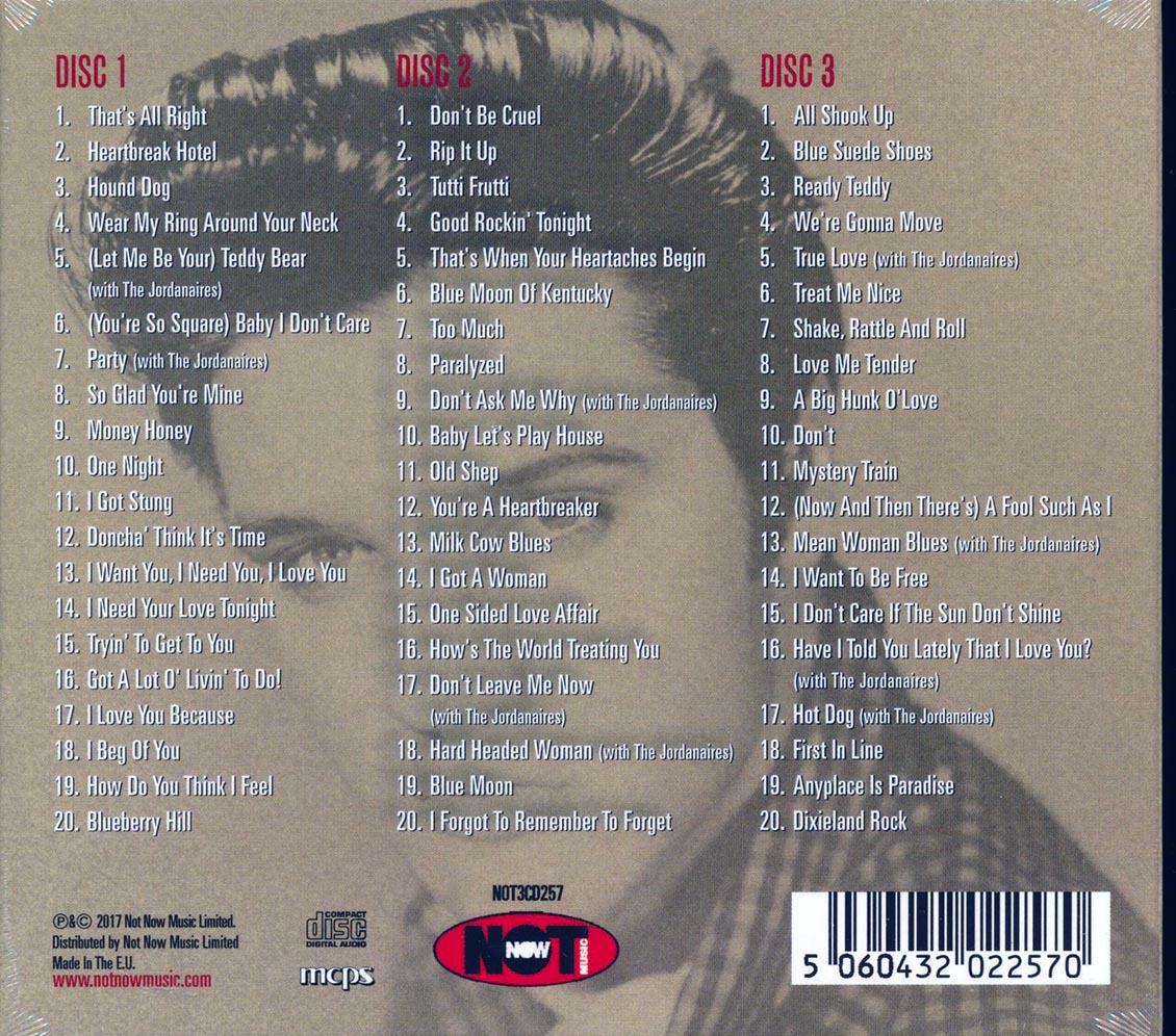 Elvis Presley - In The '50s (60 tracks) (3xCD) (deluxe 3-fold digipak)