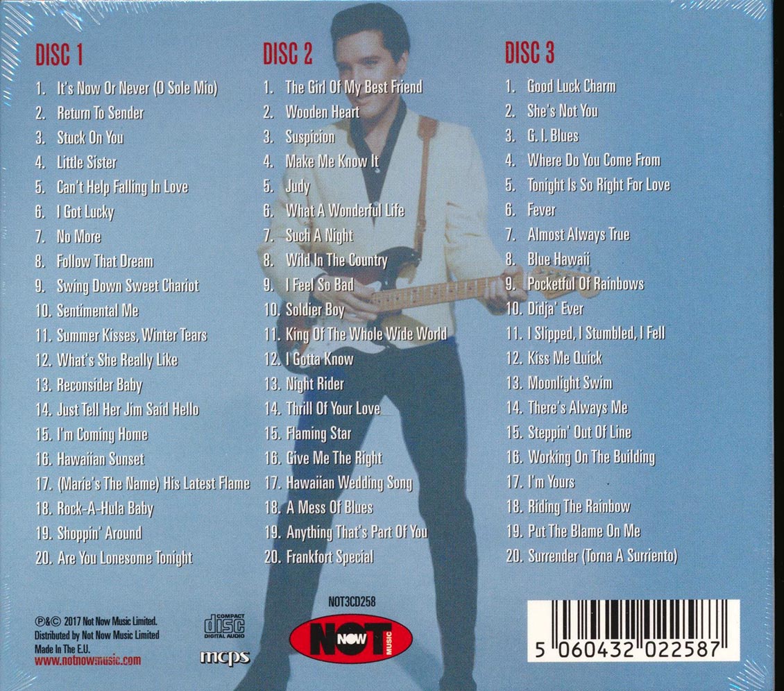 Elvis Presley - In The '60s (60 tracks) (3xCD) (deluxe 3-fold digipak)