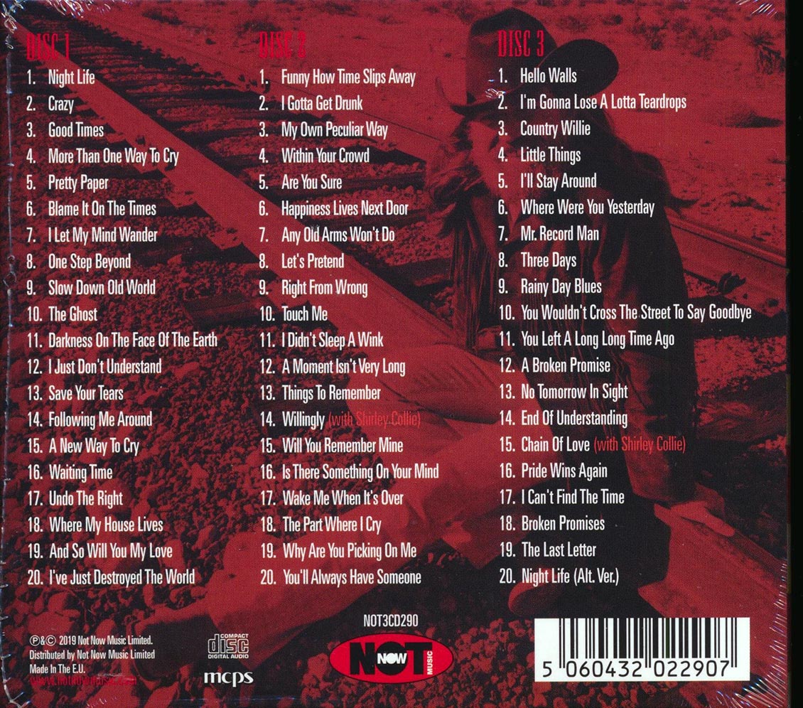 Willie Nelson - Country Outlaw (60 tracks) (3xCD) (deluxe 3-fold digipak)