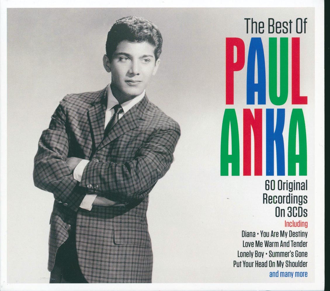Paul Anka - The Best Of Paul Anka (60 tracks) (3xCD) (deluxe 3-fold digipak)