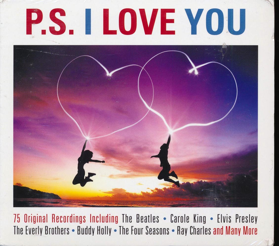 Elvis Presley, The Beatles, The Four Seaons, Buddy Holly, Etc. - PS I Love You (75 tracks) (3xCD) (deluxe 3-fold digipak)