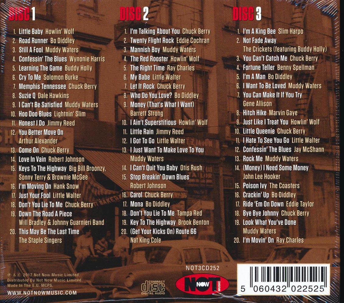 Muddy Waters, Chuck Berry, Bo Diddley, Slim Harpo, Etc. - No Stoned Unturned: 60 Original Tracks Covereded By The Stones (60 tracks) (3xCD) (deluxe 3-fold digipak)