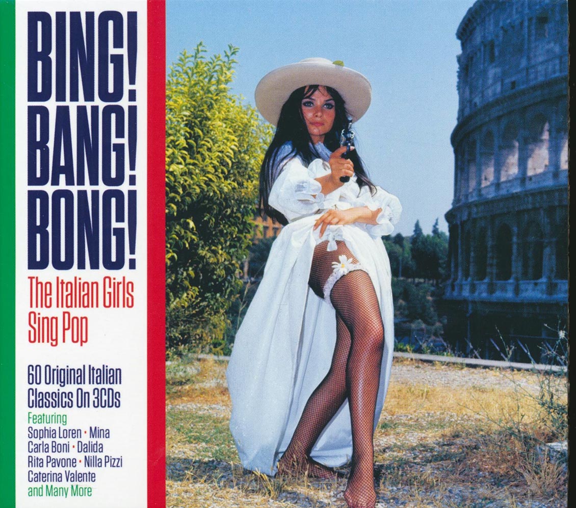 Sophia Loren, Dalida, Caterina Valente, Mina, Etc. - Bing! Bang! Bong! The Italian Girls Sing Pop (60 tracks) (3xCD) (deluxe 3-fold digipak)