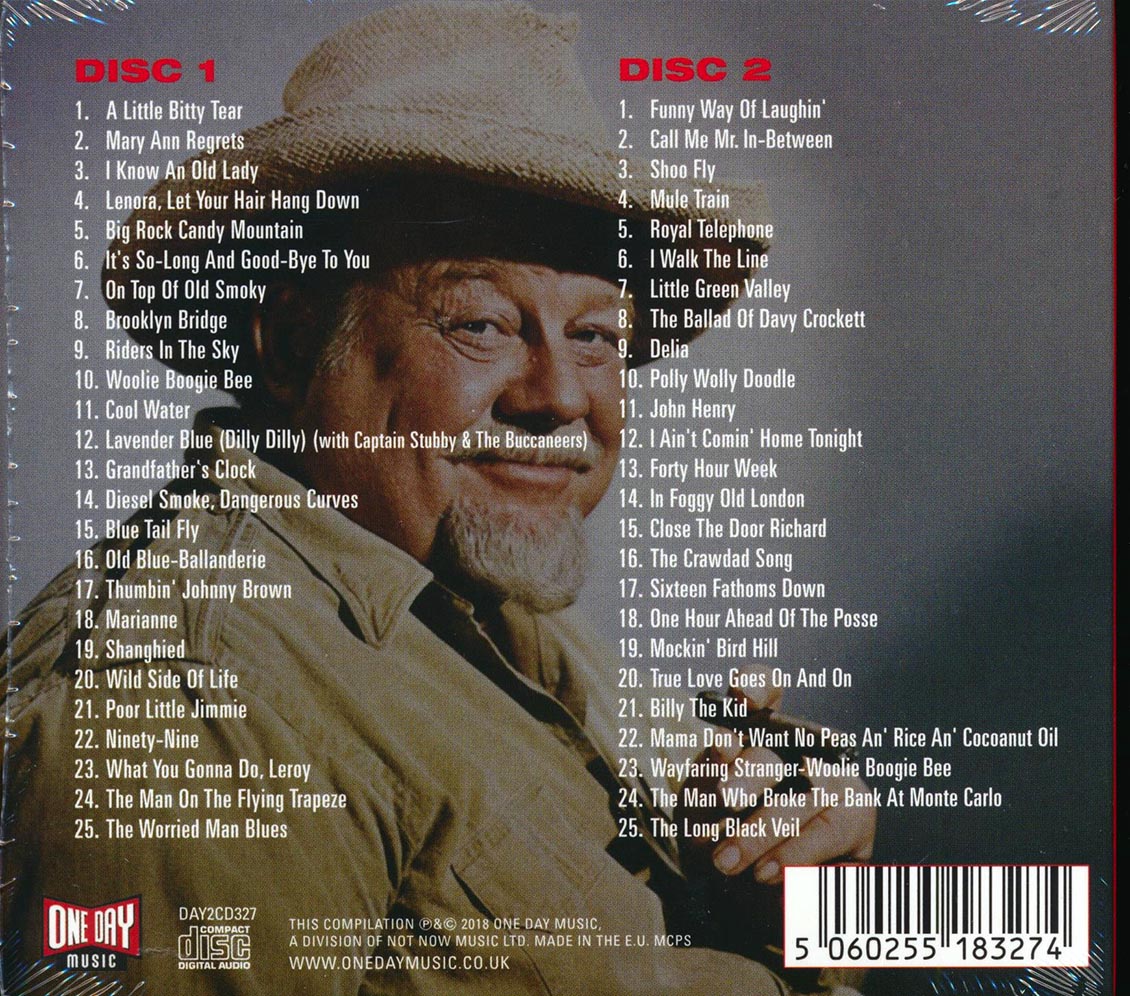 Burl Ives - The Very Best Of Burl Ives (50 tracks) (2xCD) (deluxe 3-fold digipak)