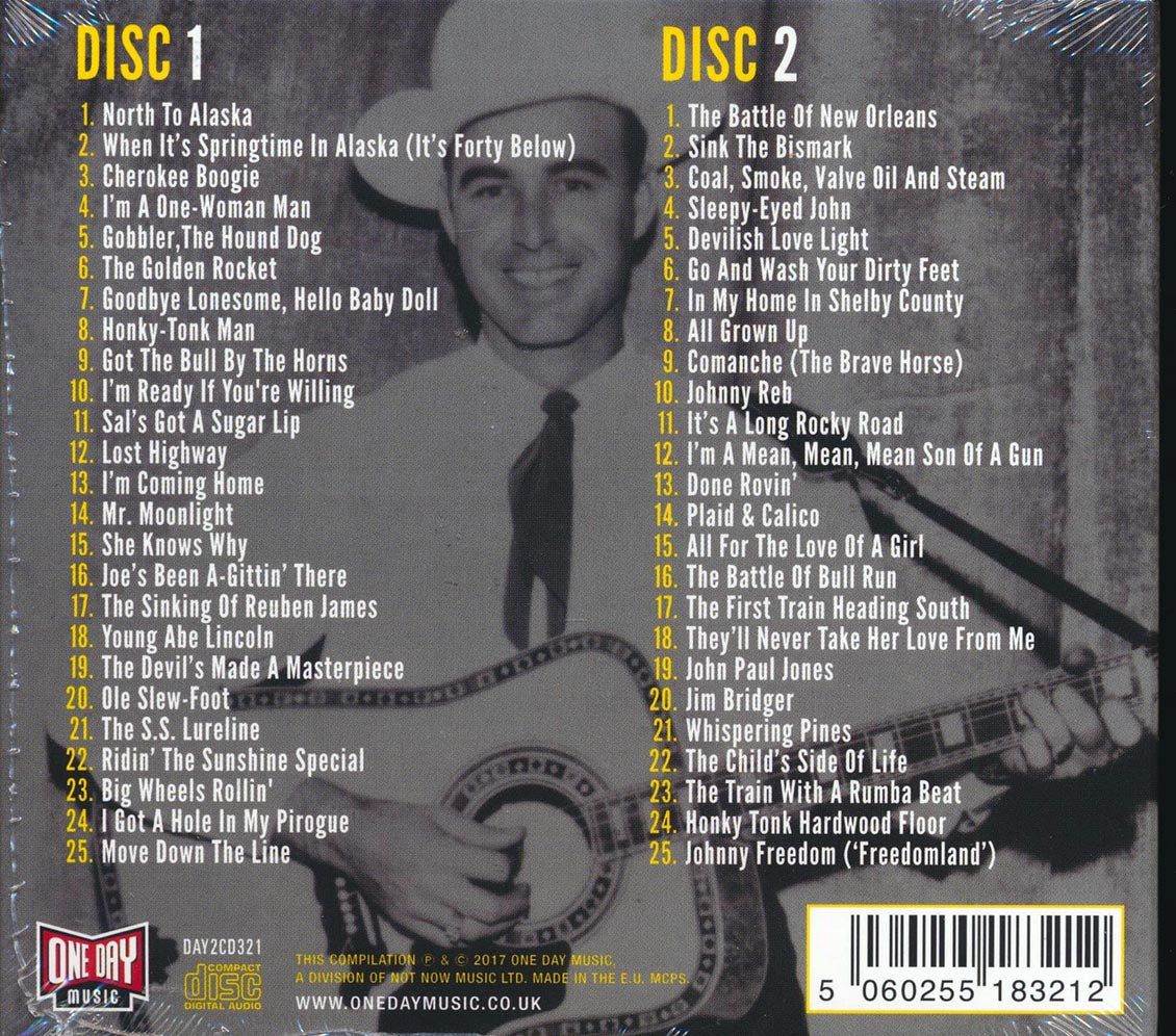 Johnny Horton - The Best Of Johnny Horton (50 tracks) (2xCD) (deluxe 3-fold digipak)