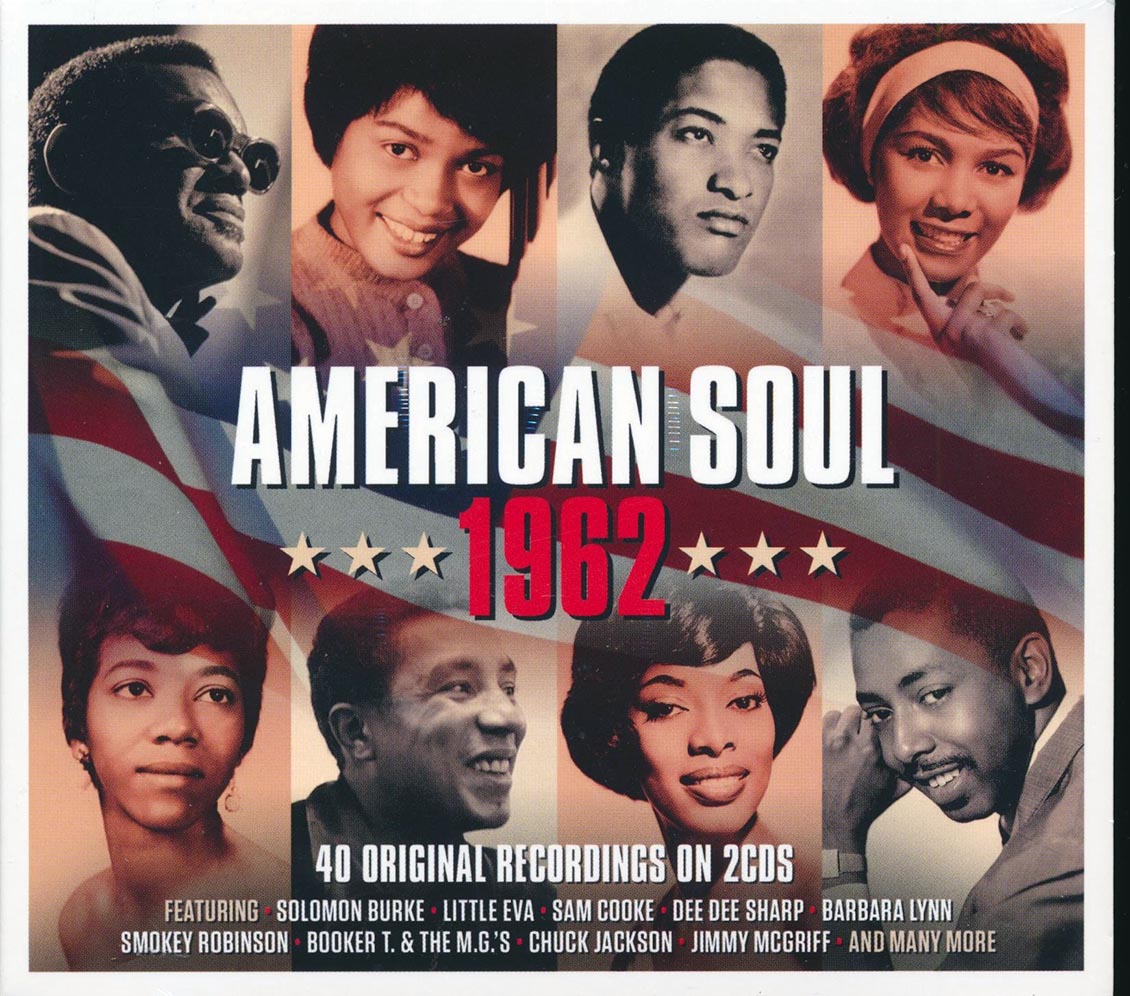 Smokey Robinson, Solomon Burke, Booker T & The MG's, Etc. - American Soul 1962 (40 tracks) (2xCD) (deluxe 3-fold digipak)