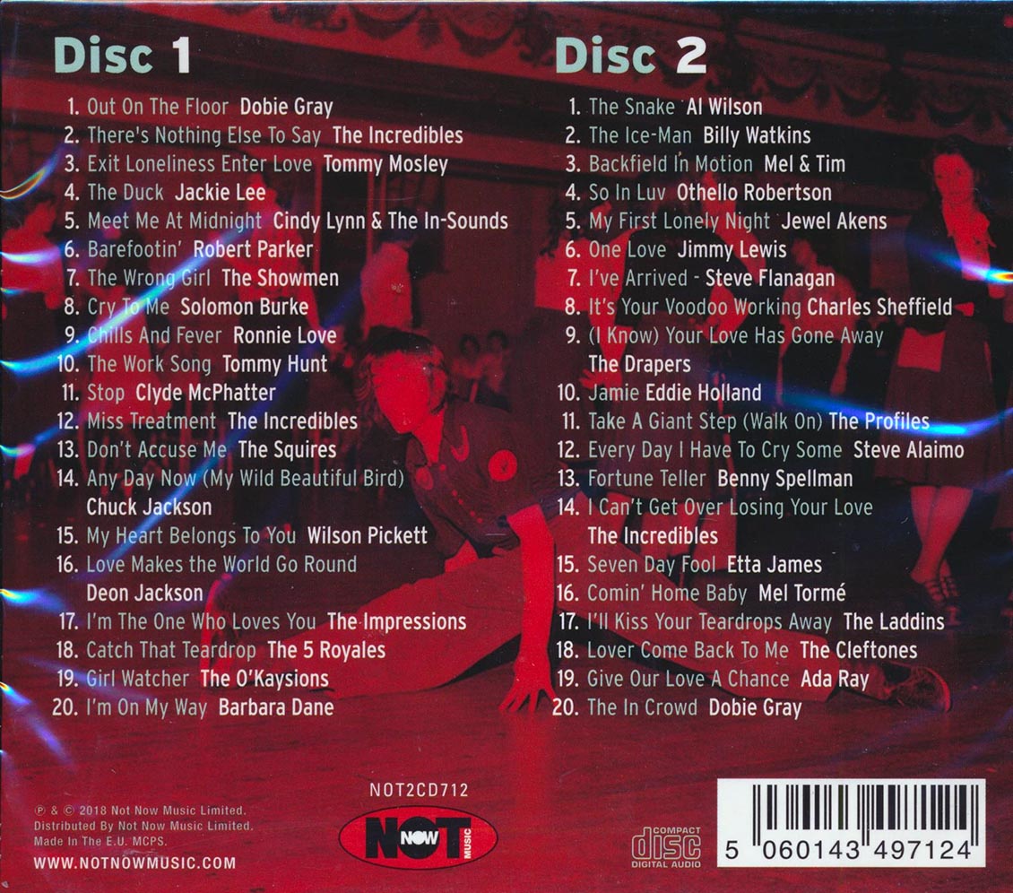 Dobie Gray, The 5 Royales, Wilson Pickett, Etc. - Out Of The Floor: 40 Northern Soul Floor-Fillers (40 tracks) (2xCD)