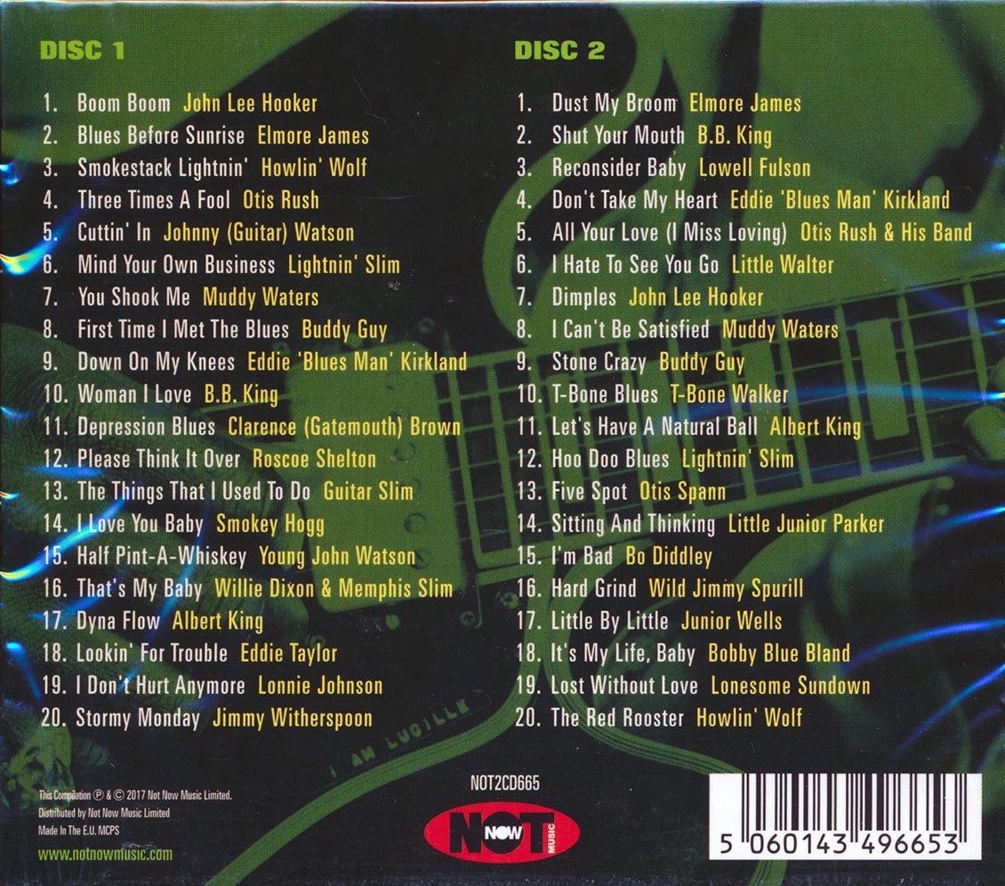 Elmore James, John Lee Hooker, Muddy Waters, Otis Rush, Etc. - Electric Blues (40 tracks) (2xCD)