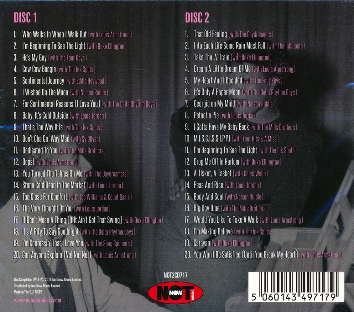 Ella Fitzgerald - Ella & Her Fellas: 40 Original Vocal And Instrumental Collaborations (40 tracks) (2xCD)