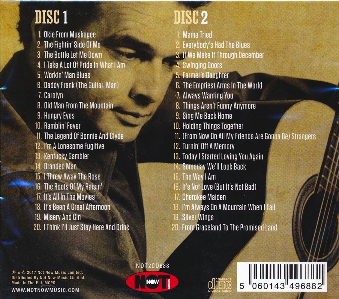 Merle Haggard - The Country Sounds Of Merle Haggard (40 tracks) (2xCD)