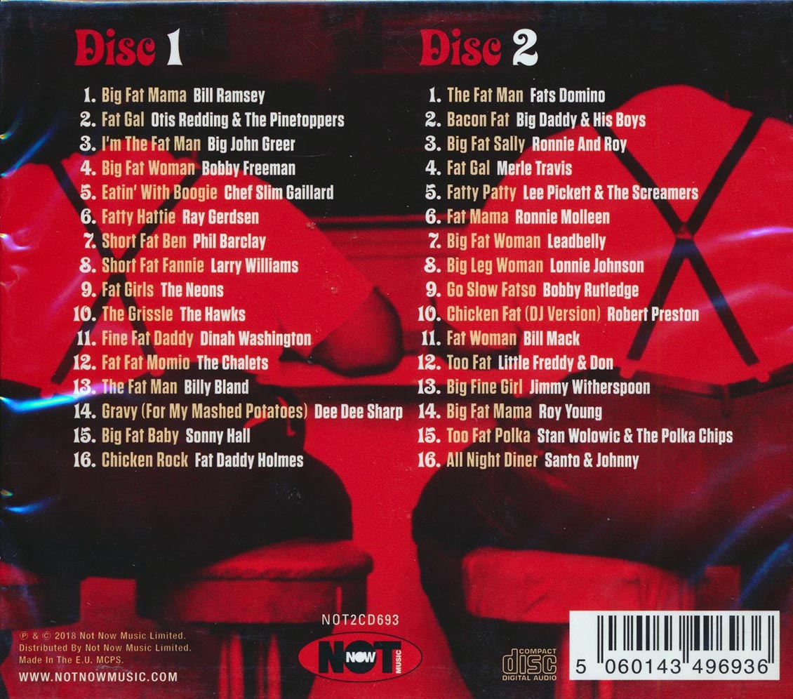 Fats Domino, Jimmy Witherspoon, Dinah Washington, Etc. - Big Is Badder: 32 Super Sized Tracks (32 tracks) (2xCD)