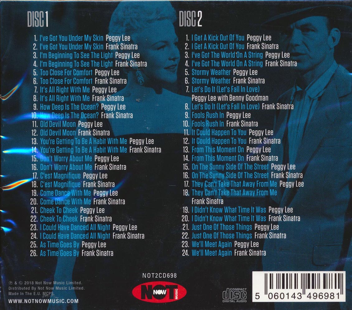 Frank Sinatra & Peggy Lee - Cheek To Cheek (50 tracks) (2xCD)