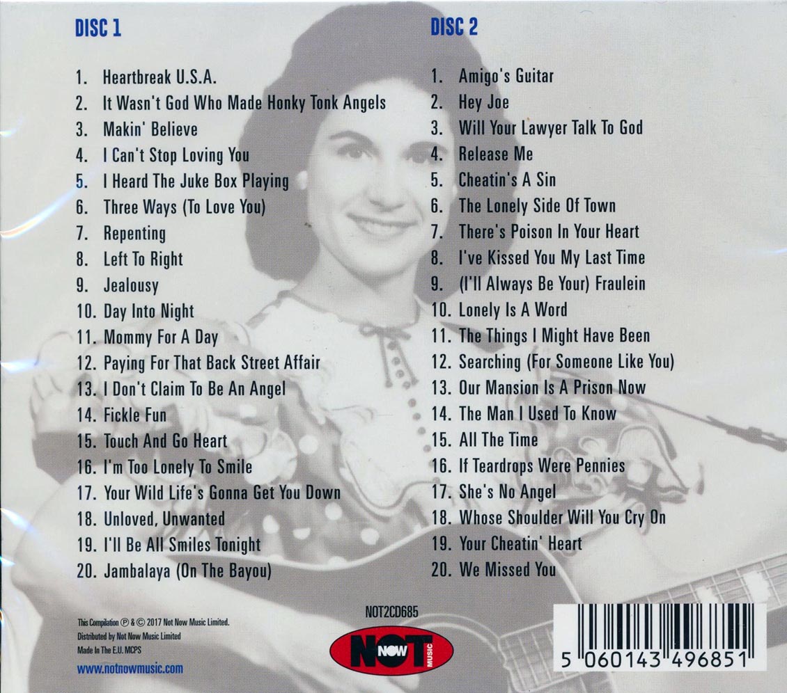 Kitty Wells - The Best Of Kitty Wells (40 tracks) (2xCD)