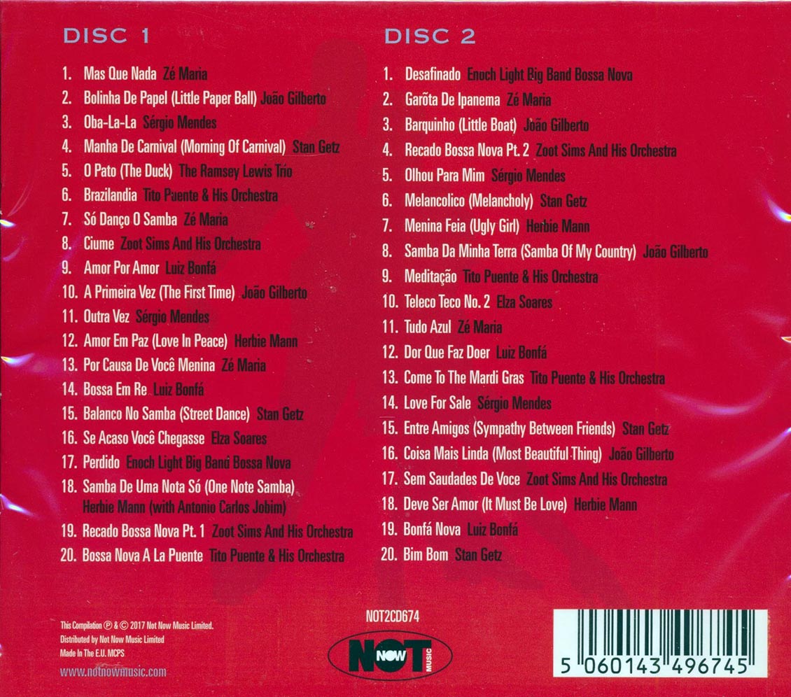 Joao Gilberto, Stan Getz, Herbie Mann, Luiz Bonfa, Etc. - Strictly Bossa Nova (40 tracks) (2xCD)