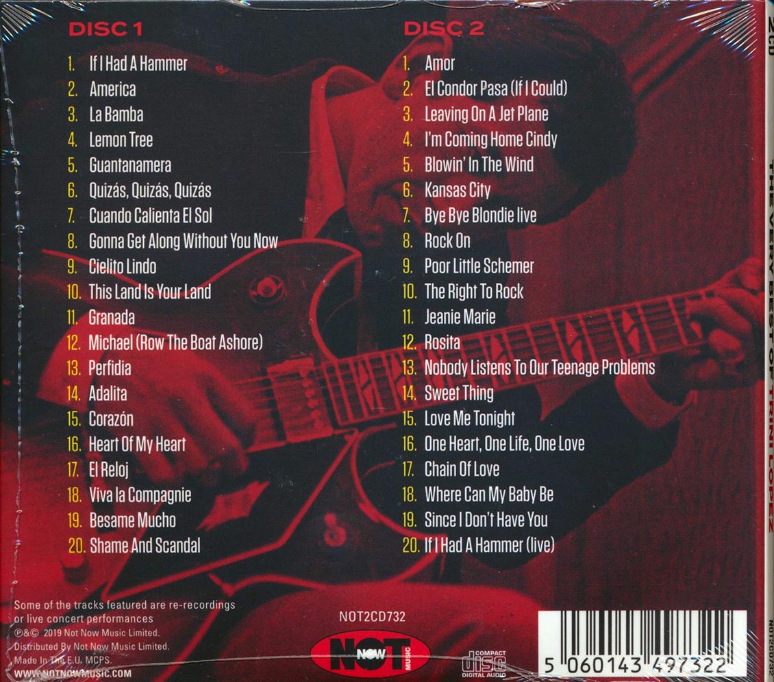 Trini Lopez - The Very Best Of Trini Lopez (40 tracks) (2xCD)