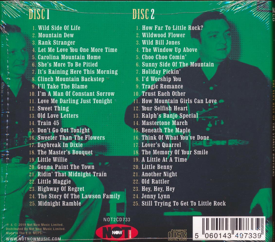 The Stanley Brothers - The Very Best Of The Stanley Brothers (50 tracks) (2xCD)