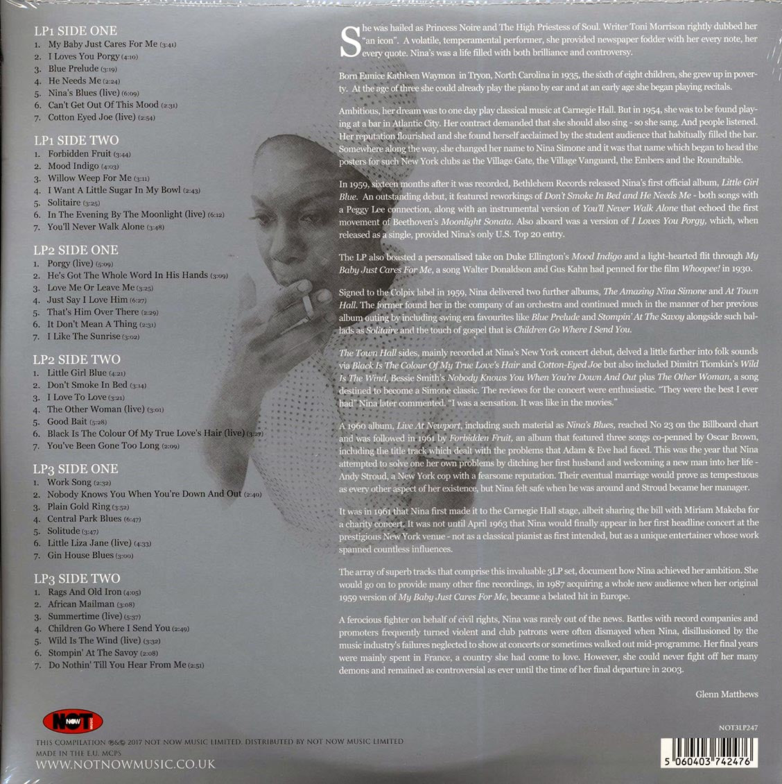 Nina Simone - The Platinum Collection (3xLP) (white vinyl)