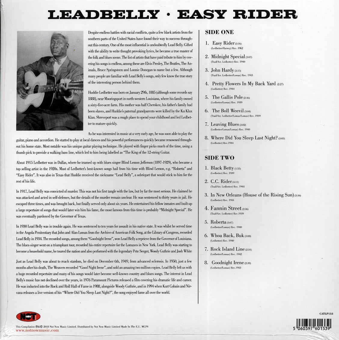 Leadbelly - Easy Rider (180g)