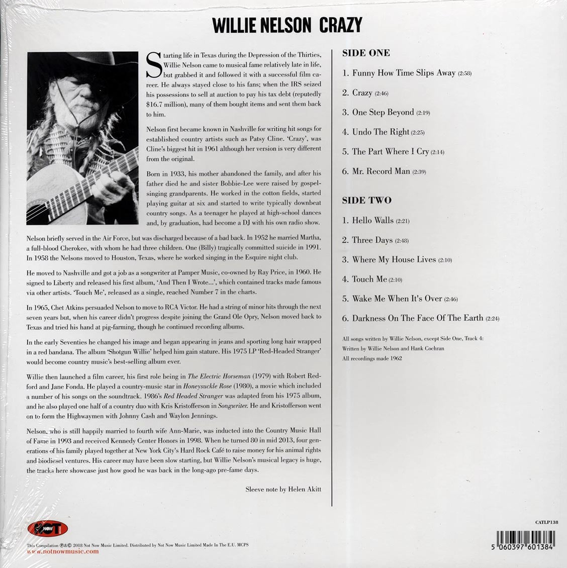 Willie Nelson - Crazy (180g)