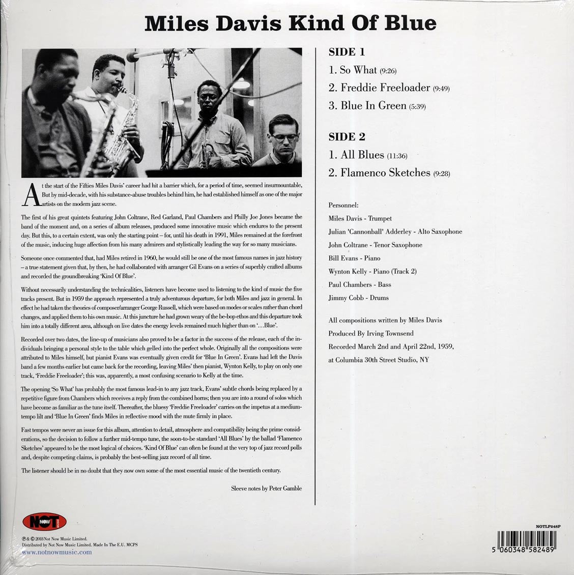 Miles Davis - Kind Of Blue (picture disc)