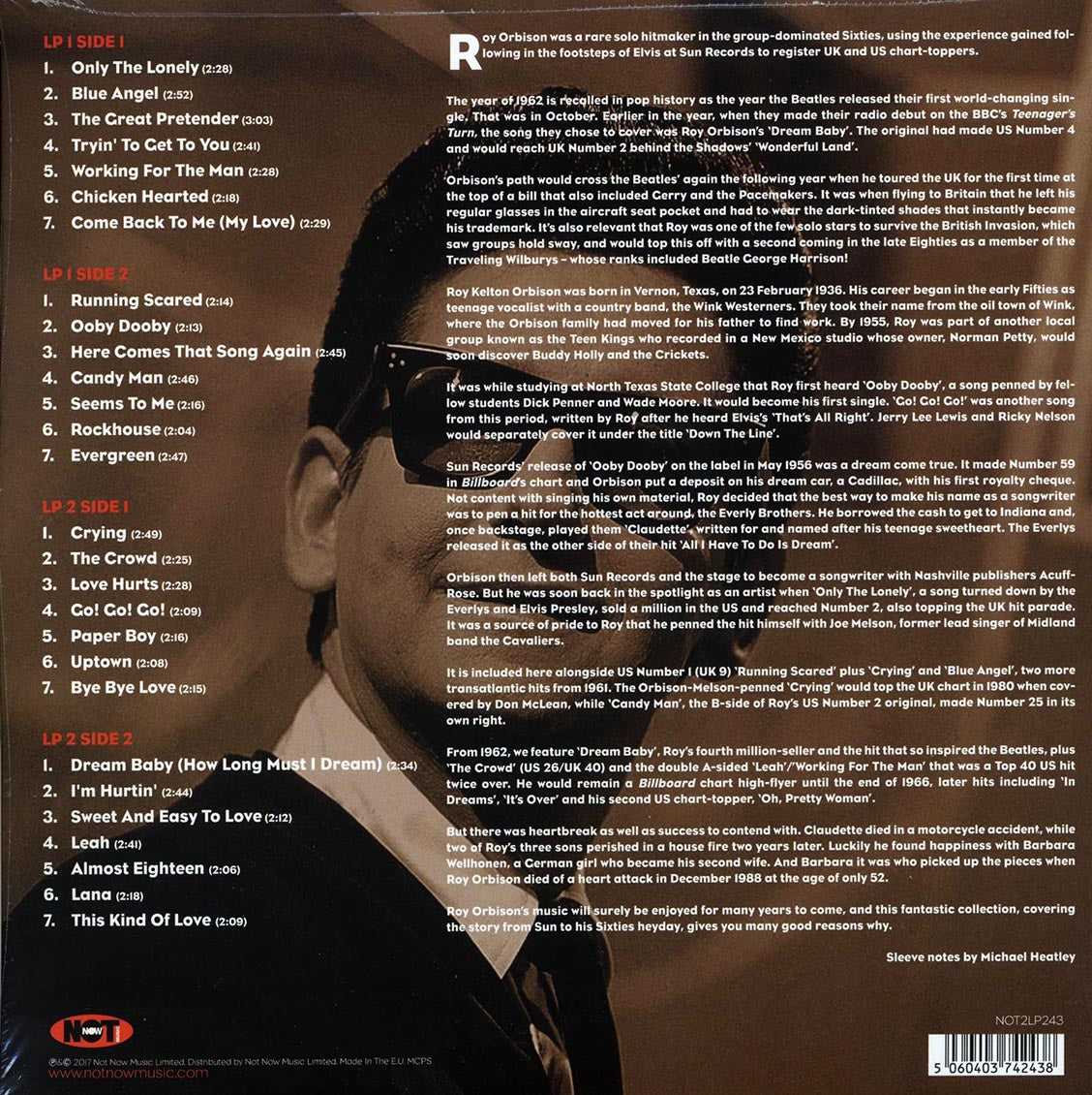 Roy Orbison - Running Scared (2xLP) (180g)
