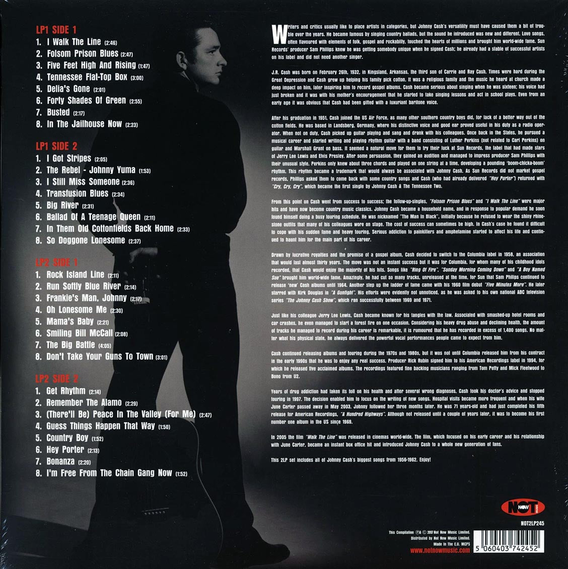 Johnny Cash - The Best Of Johnny Cash (2xLP) (180g) (red vinyl)