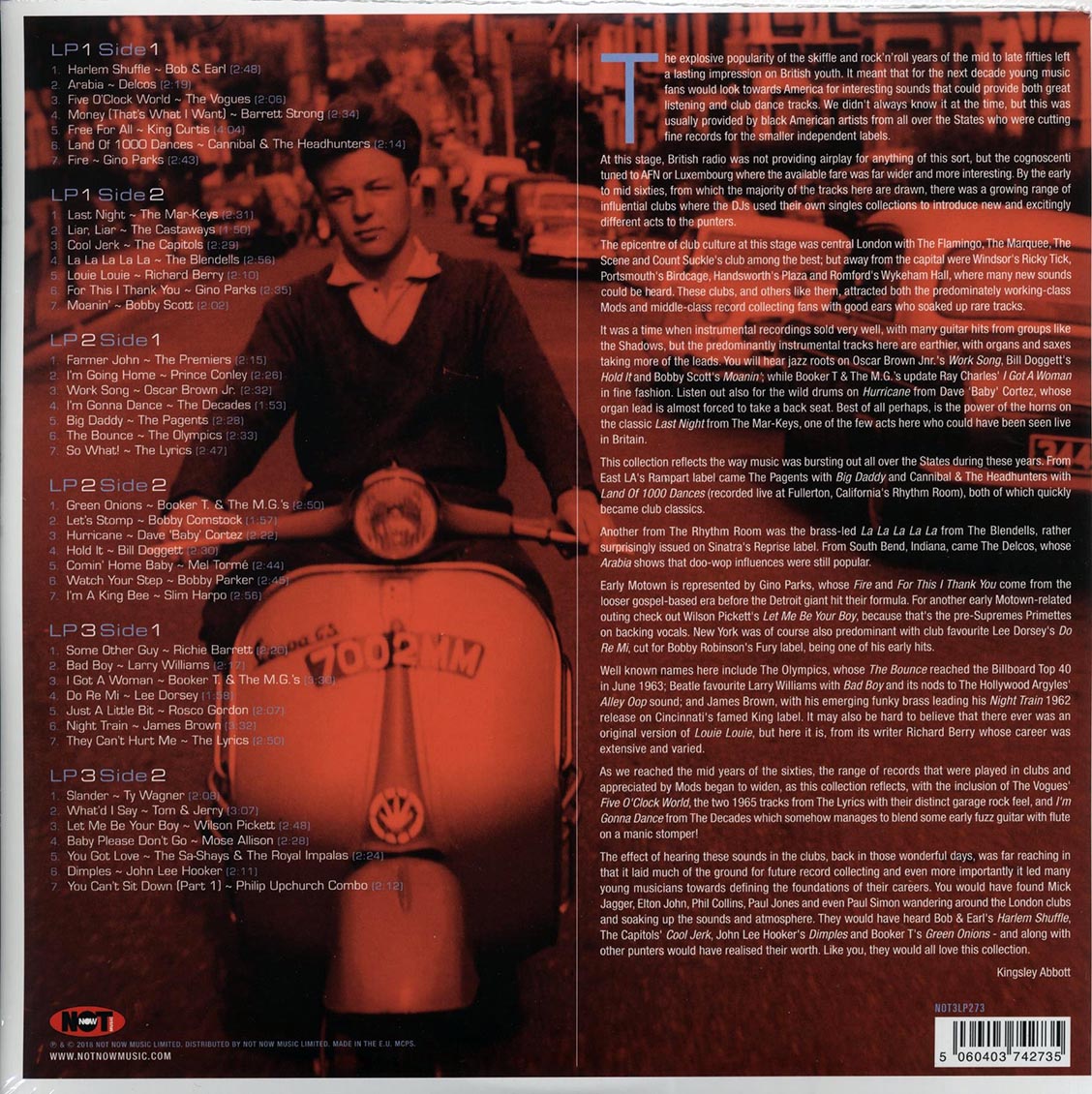 Booker T & The MG's, The Premiers, The Vogues, Etc. - Mod Movers: 42 Mod Dance Tracks (3xLP) (blue vinyl)