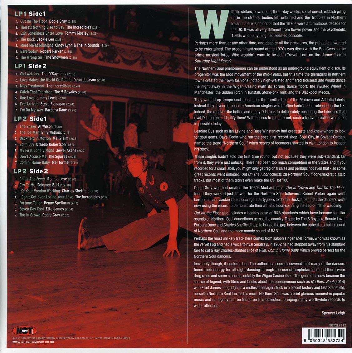Dobie Gray, Al Wilson, The 5 Royales, Etc. - Out Of The Floor: 29 Northern Soul Floor-fillers (2xLP) (180g) (red vinyl)