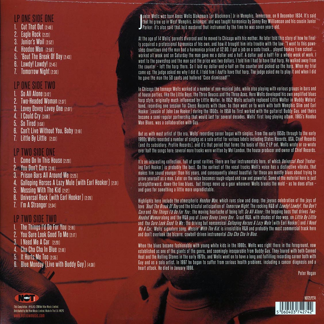 Junior Wells - Cut That Out! (2xLP) (180g)