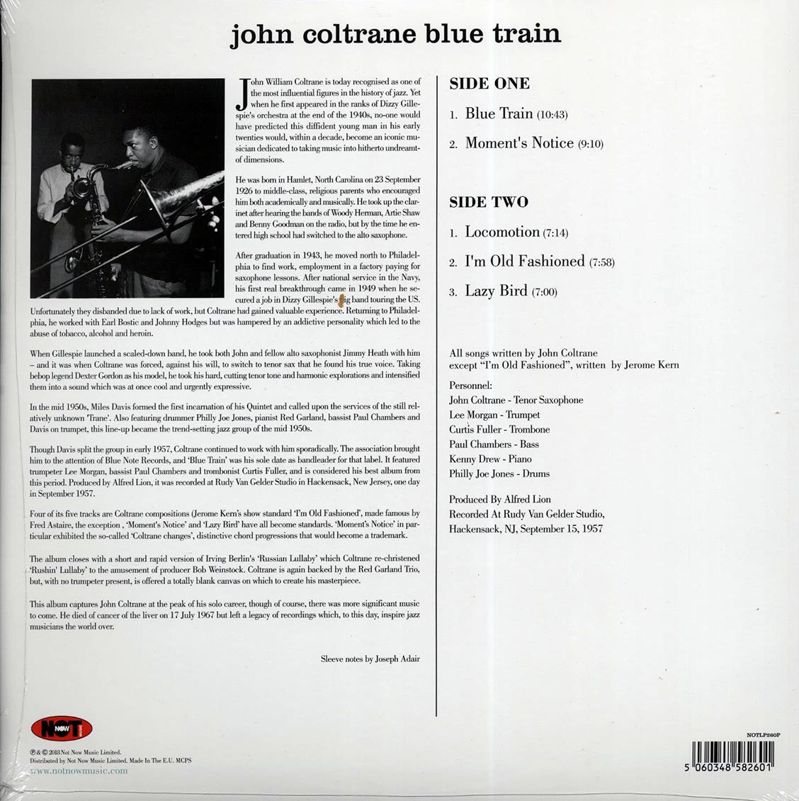 John Coltrane - Blue Train (picture disc)