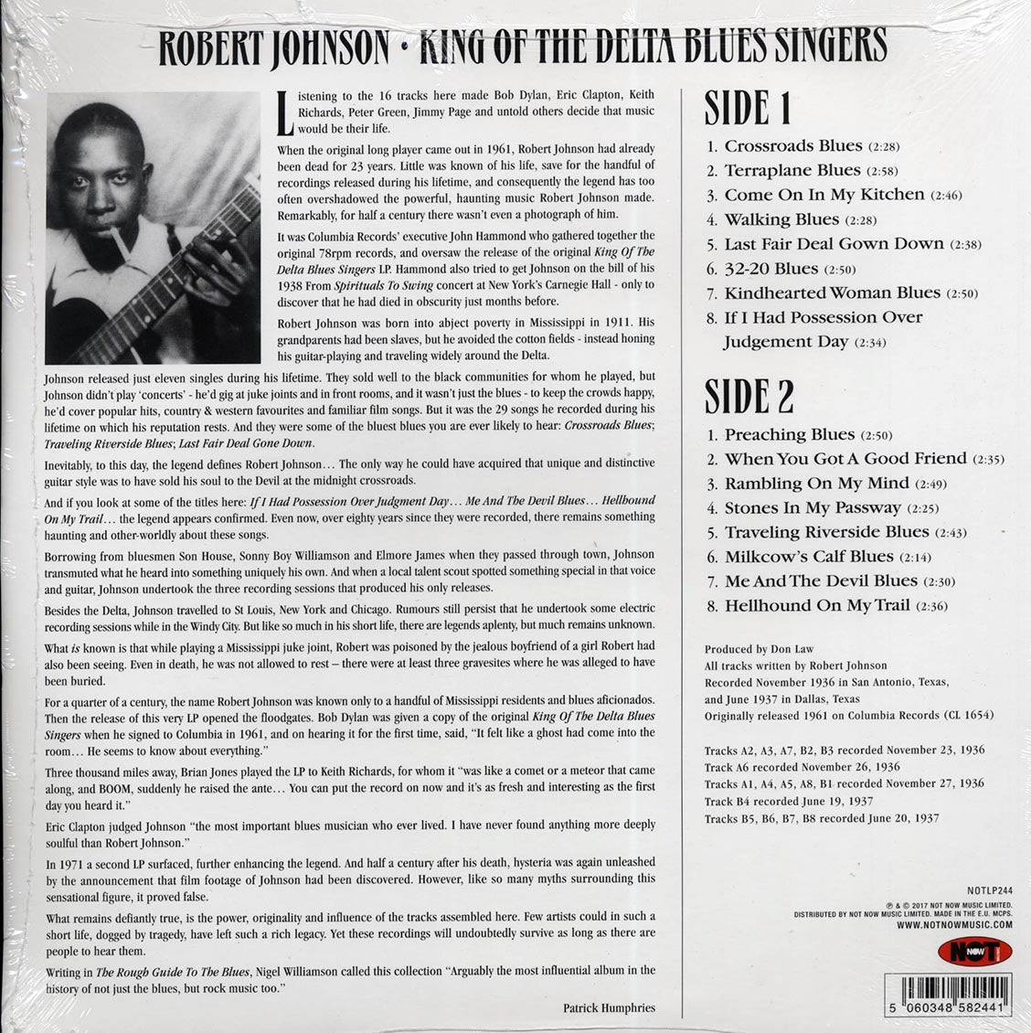 Robert Johnson - King Of The Delta Blues Singers (180g) (red vinyl)