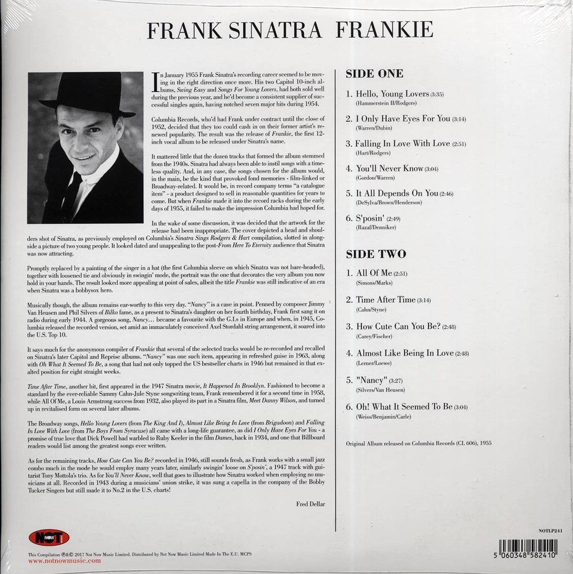 Frank Sinatra - Frankie (180g) (clear vinyl)