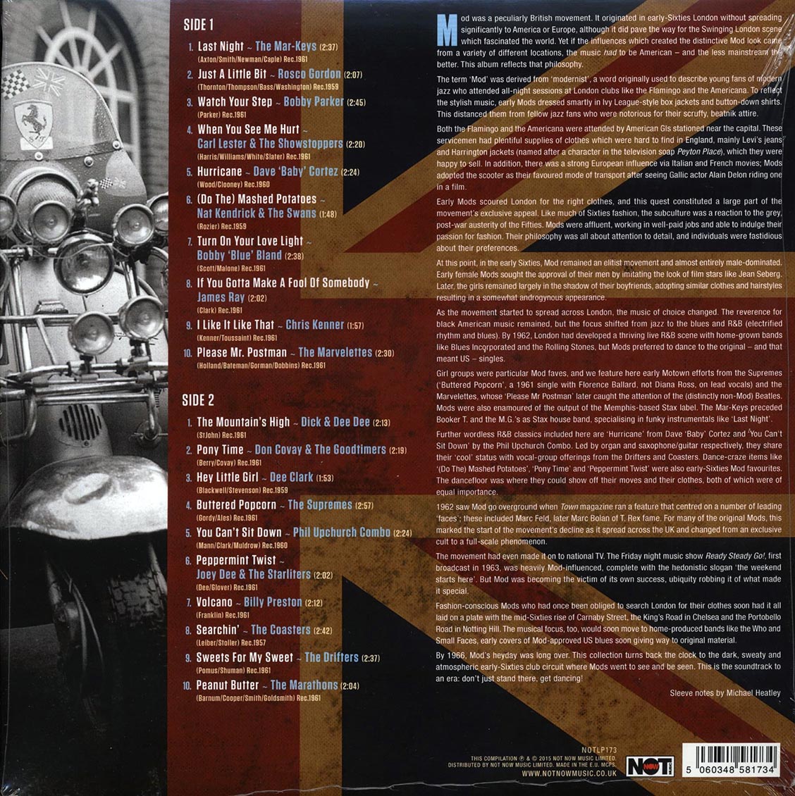 Dee Clark, The Mar-Keys, Rosco Gordon, Etc. - Mods In The UK (180g)