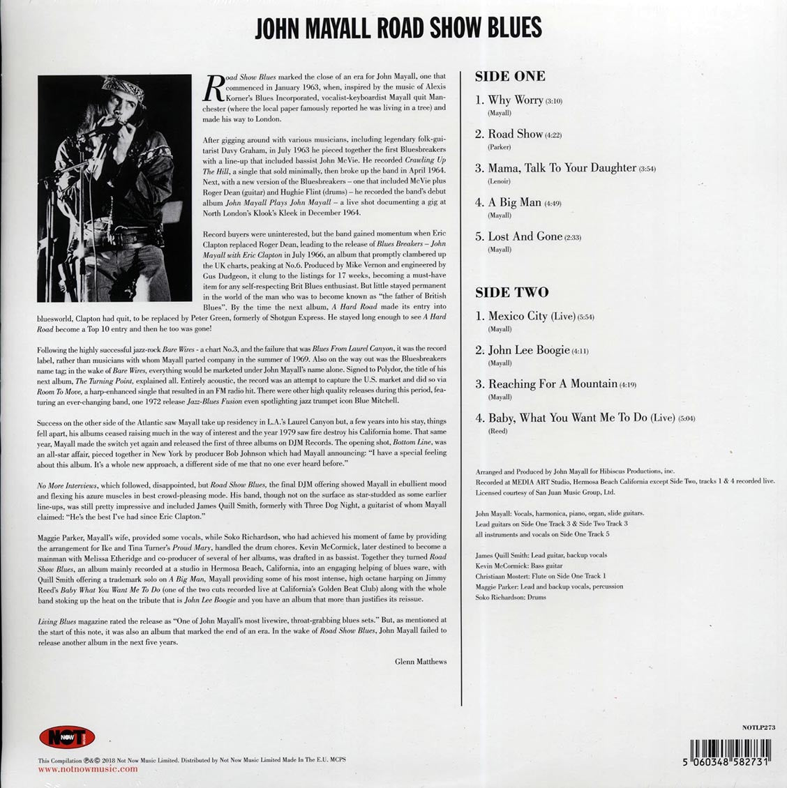 John Mayall - Road Show Blues (180g)