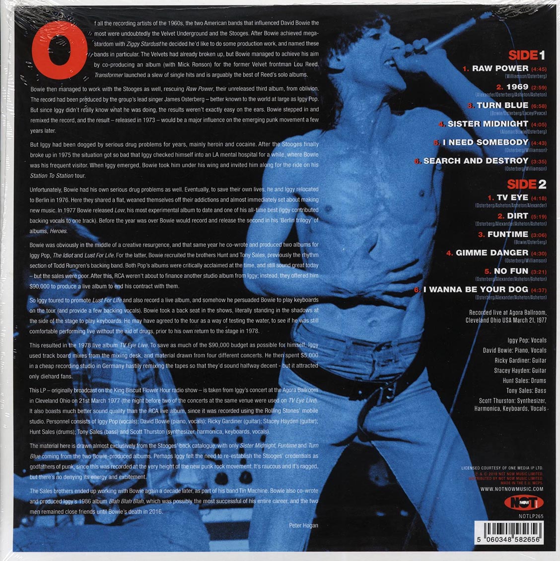 Iggy Pop, David Bowie - 1977: Iggy Pop With David Bowie (180g) (red vinyl)