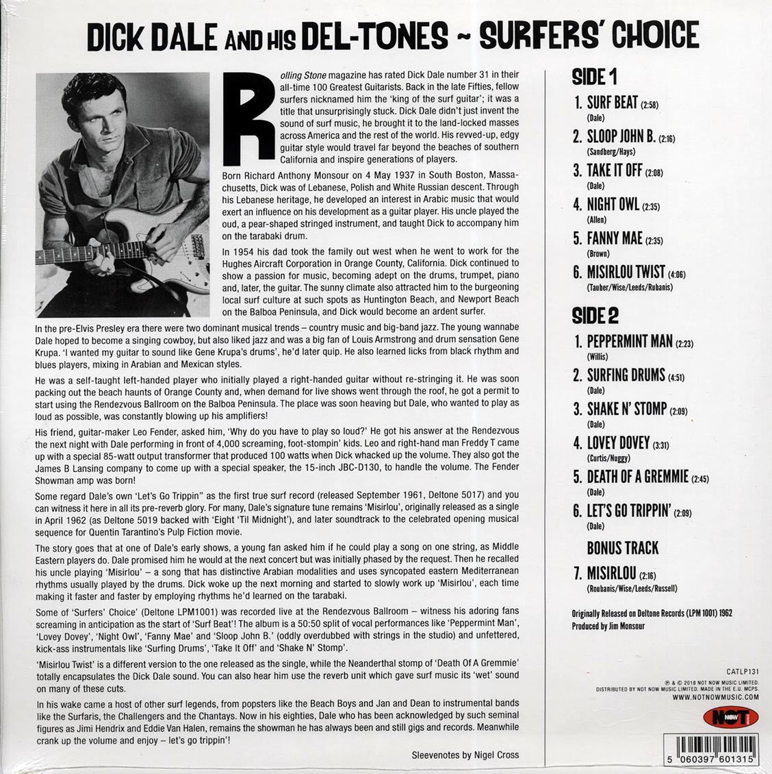 Dick Dale & His Del-Tones - Surfer's Choice (180g)